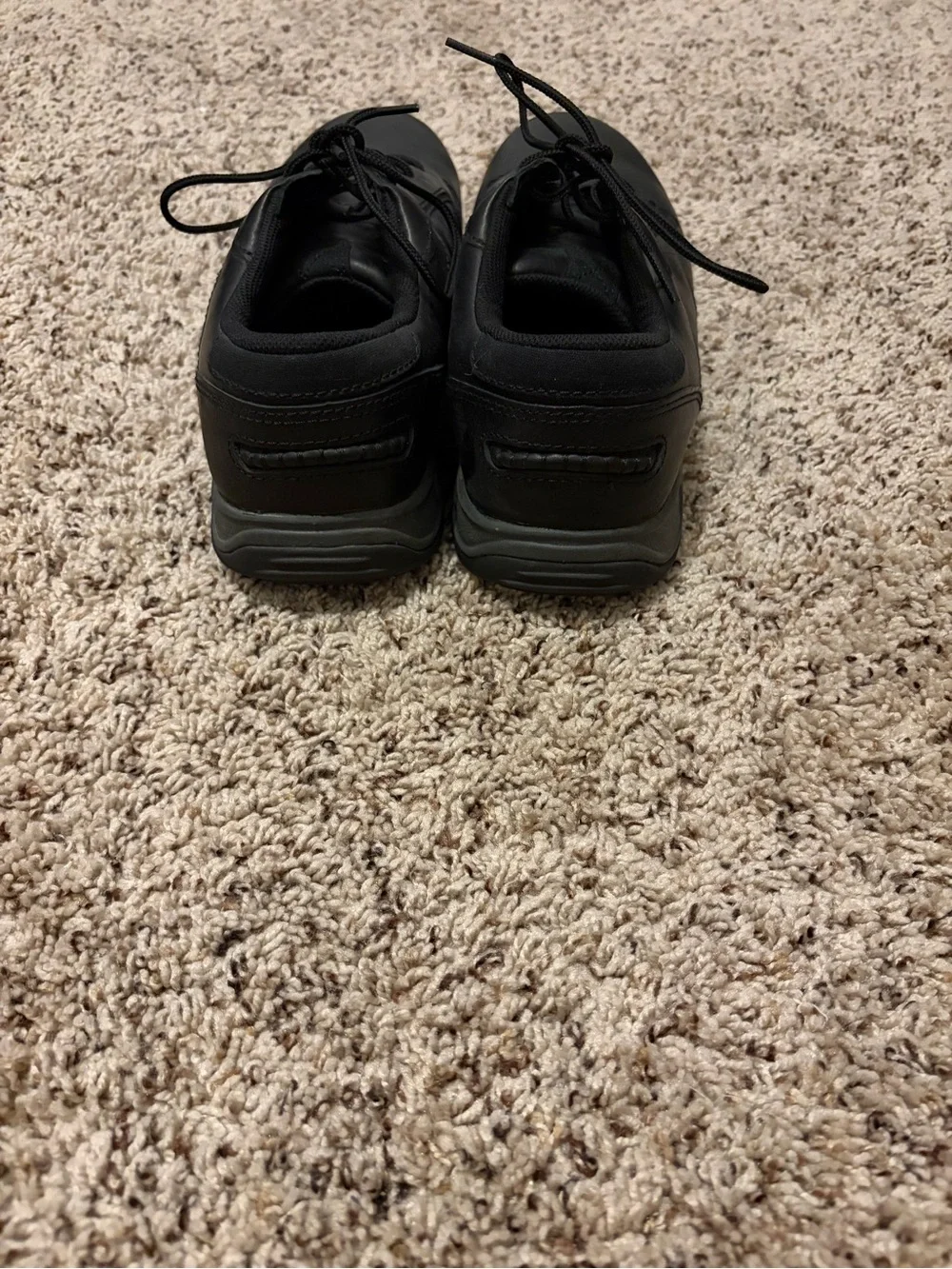 Red Wing Shoes Men's Safety Toe Black Leather Lace-Up Sneakers